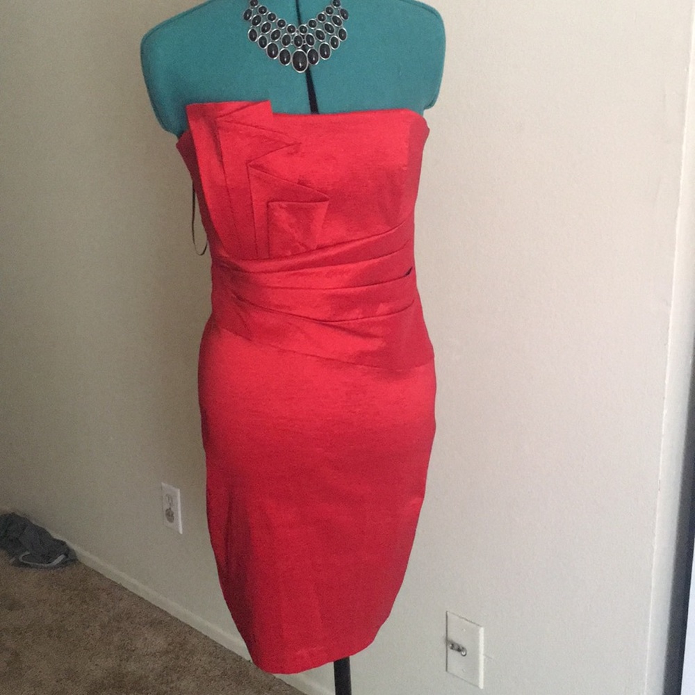 Beautifull Betsy Adam  Red wine Dress